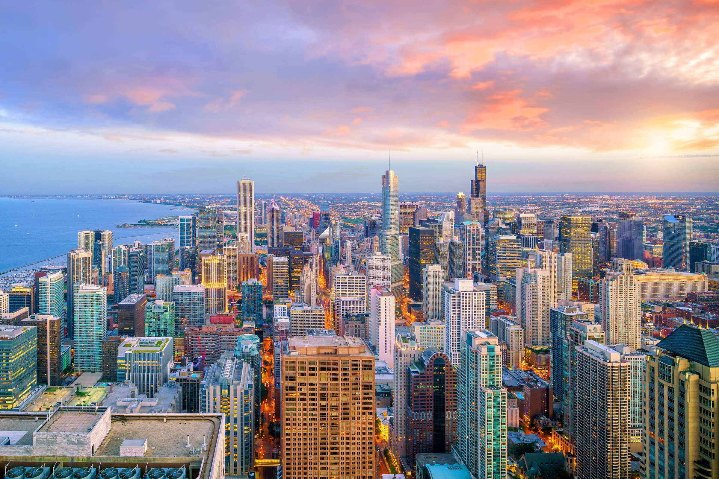 Chicago Skyline Pano Image