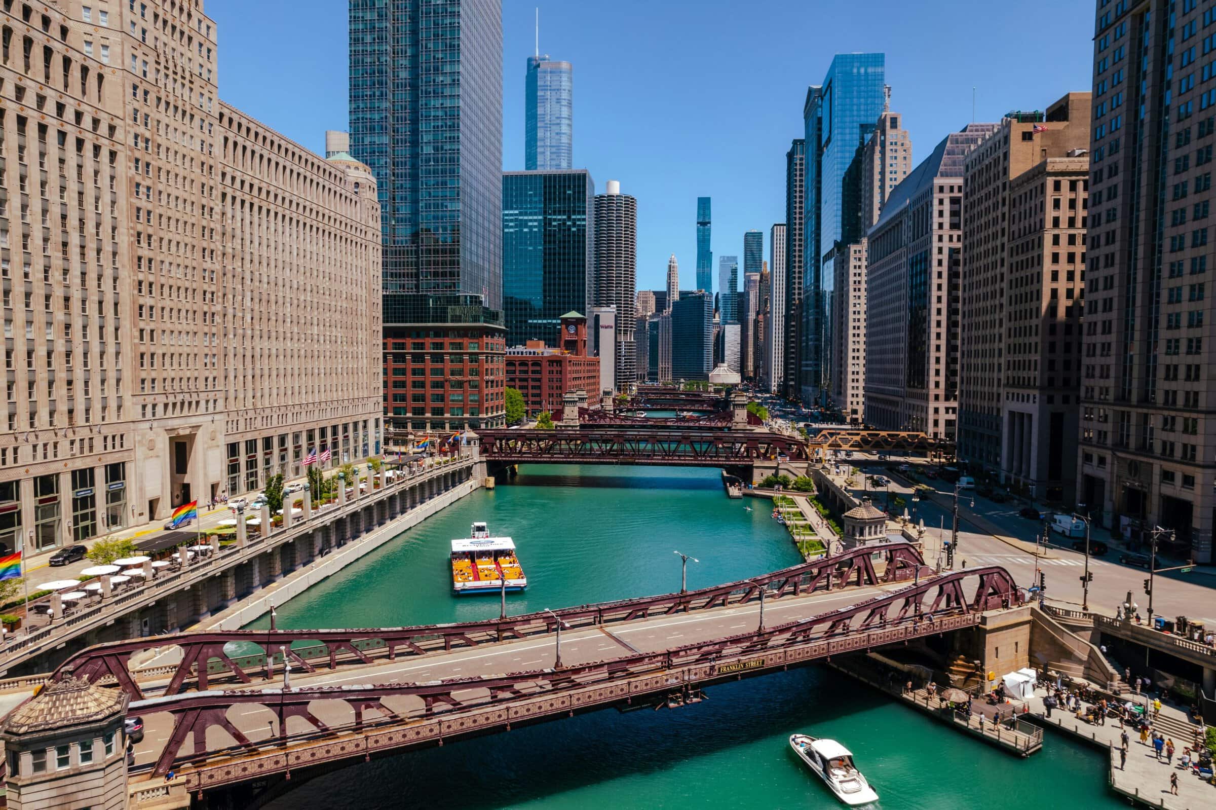 The Chicago River. Photo by Zander Betterton on Unsplash.